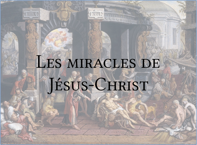 Résultat de recherche d'images pour "les miracles de jesus"